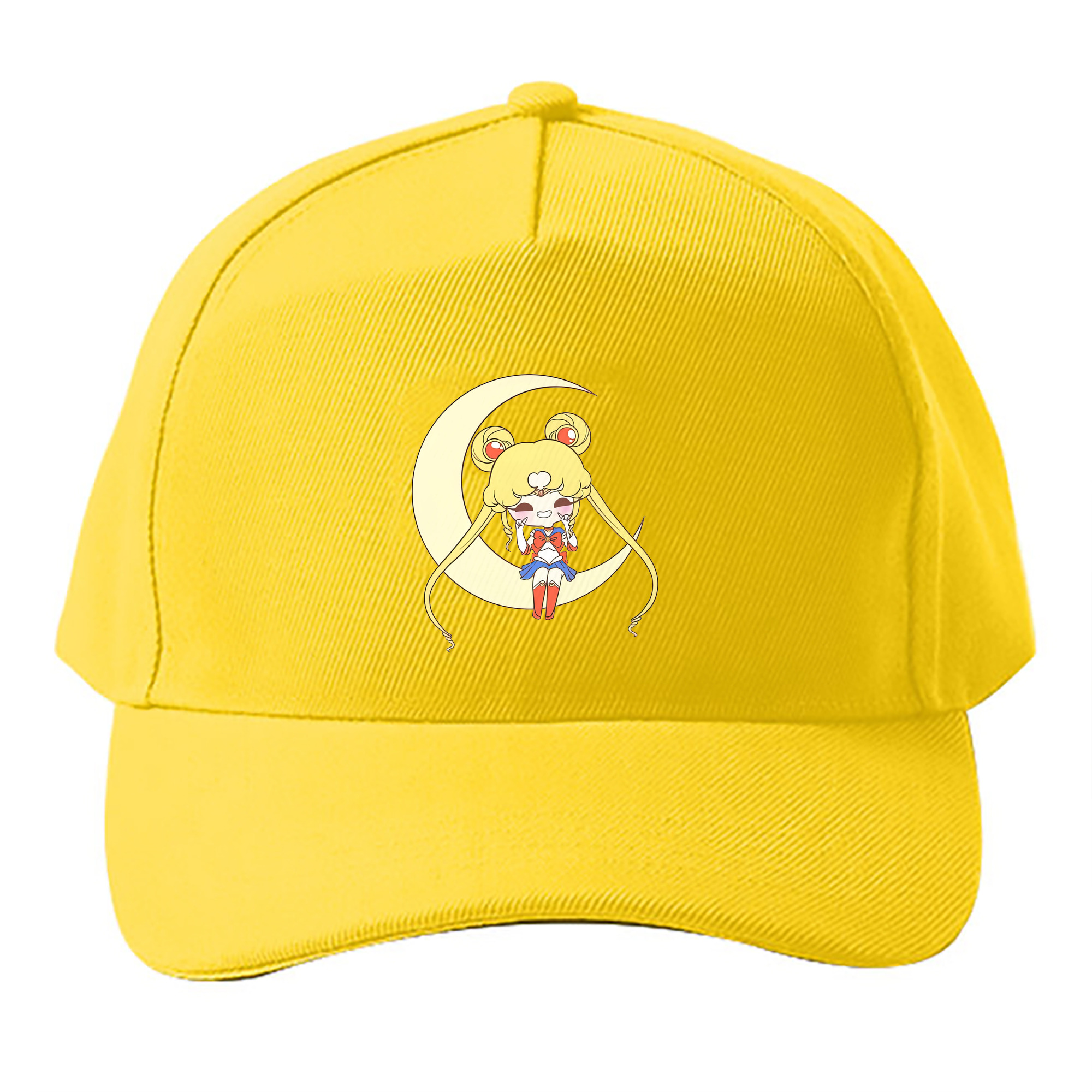 （画像用） 美少女戦士セーラームーン 月野 うさぎ つきの うさぎ Sailor Moon Tsukino Usagi ベースボールキャップ 綿100％ 男女兼用 帽子 スポーツ